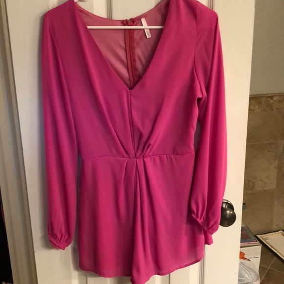 Sage Other - Hot pink romper